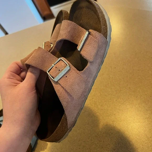 Pink Suede Birkenstock - Picture 3 of 4